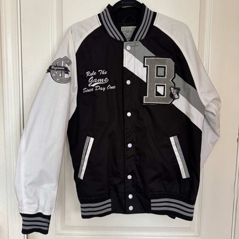Springfield Classic Black and White Varsity Jacket
